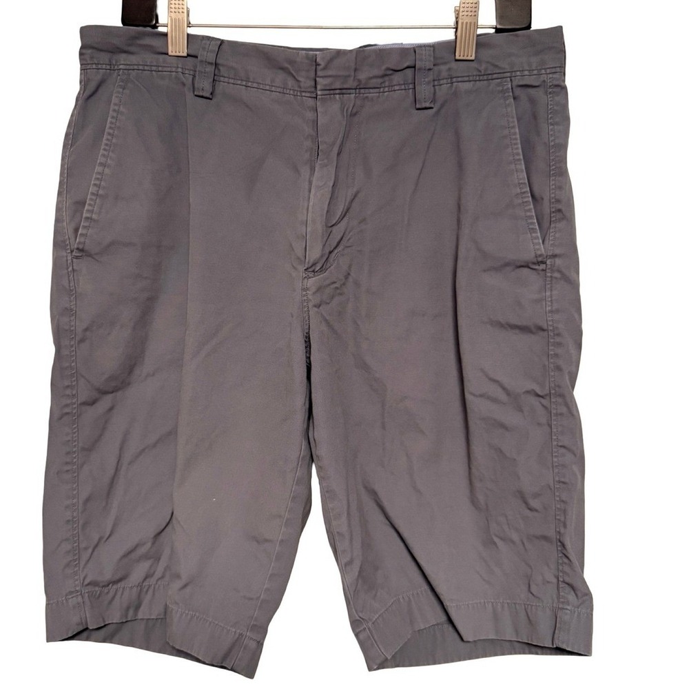 J.Crew Rivington Shorts Mens Size 32 Gray Chino Casual Preppy Summer Classic